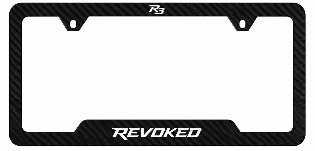 Revoked Car License Plate
