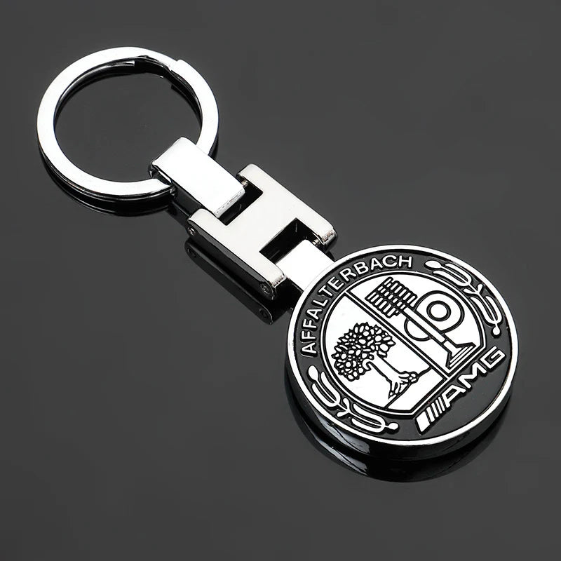 Metal Car Logo Emblem Badge Keyring Keychain For Mercedes Benz AMG GLE GLS CLA CLE GLC CLS GLA