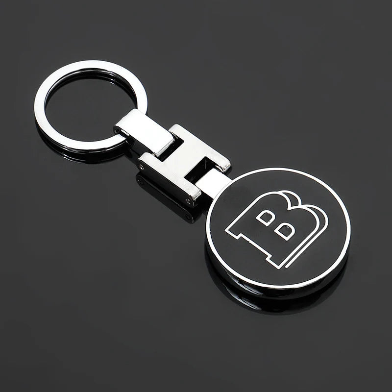 Metal Car Logo Emblem Badge Keyring Keychain For Mercedes Benz AMG GLE GLS CLA CLE GLC CLS GLA